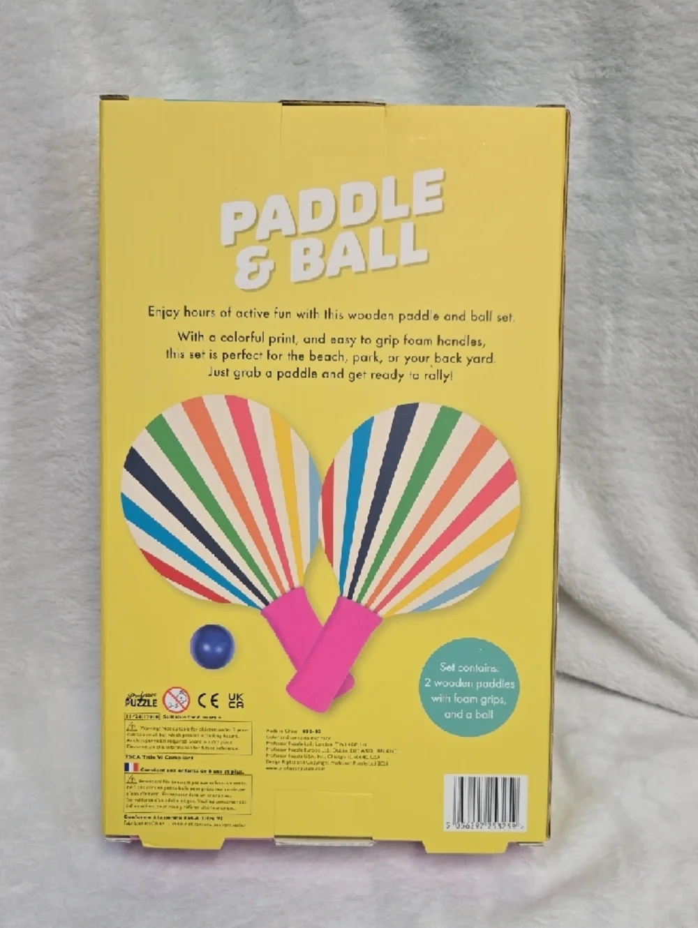 NWT! Paddle & Ball Classic Game - Multicolor
